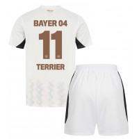 Bayer Leverkusen Martin Terrier #11 Replika babykläder Bortaställ Barn 2024-25 Kortärmad (+ korta byxor)